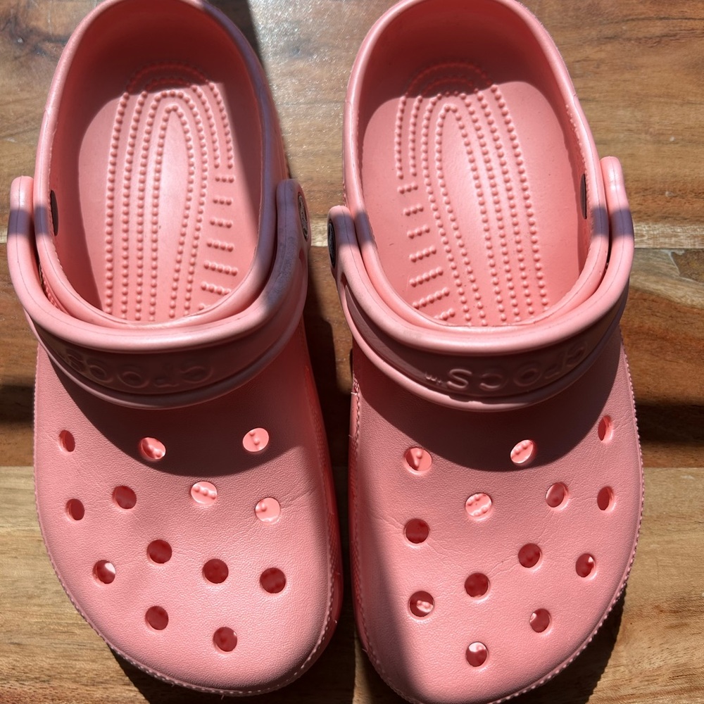 Coral Crocs